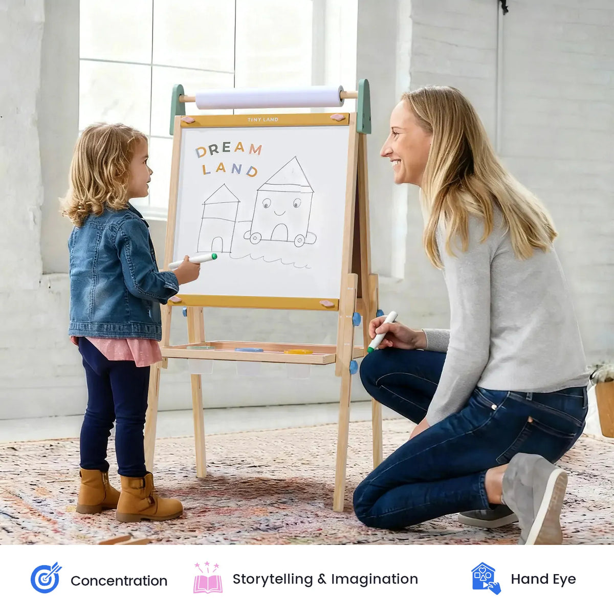 3-in-1 Art Easel for Kids