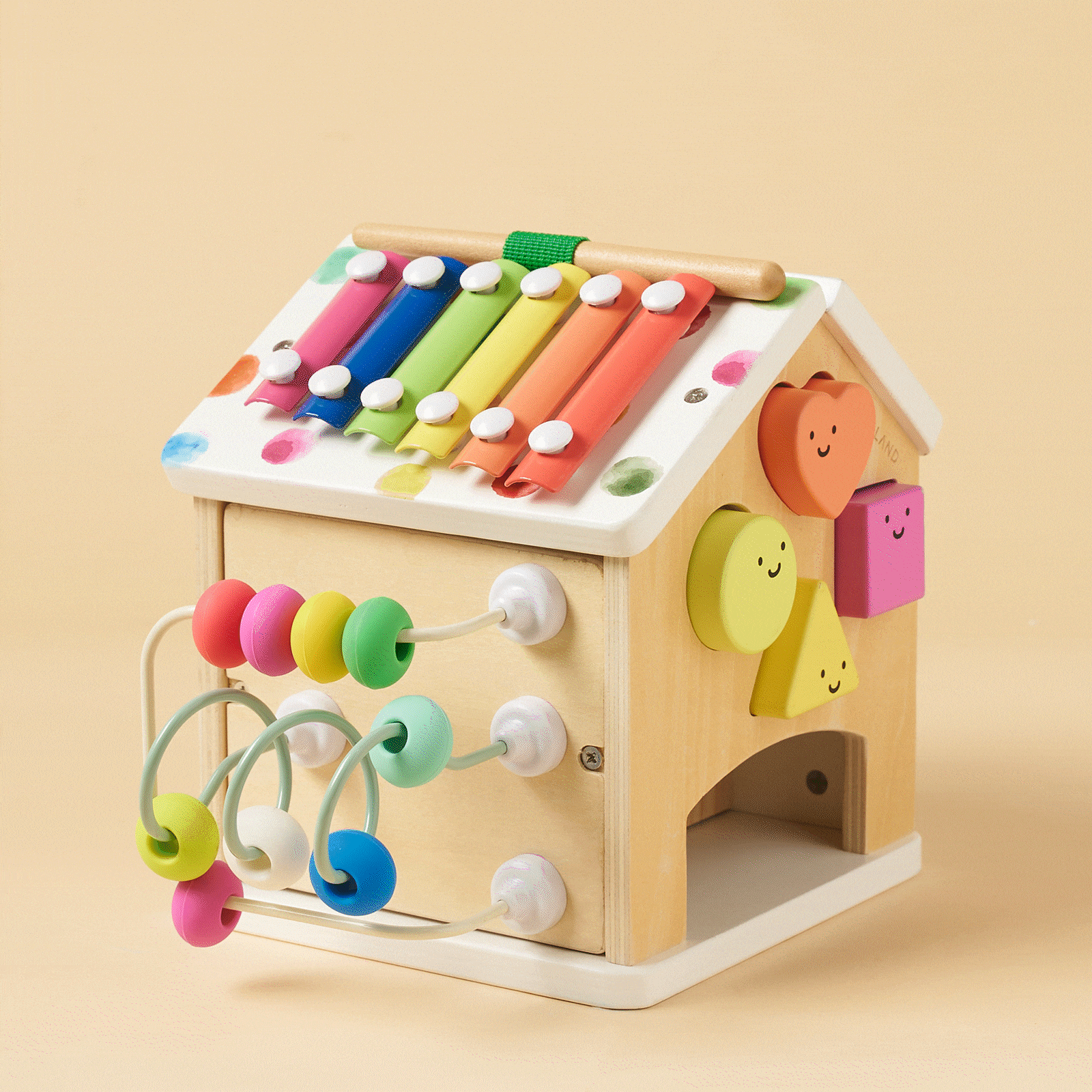 Cottage Activity Cube - Rainbow