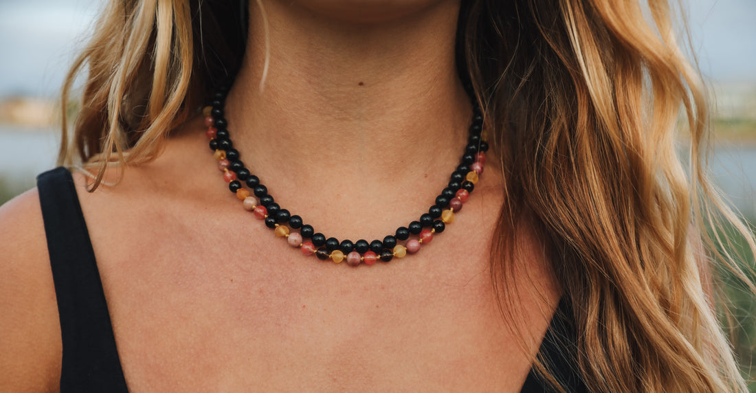 Pure Shungite || Gemstone Necklace