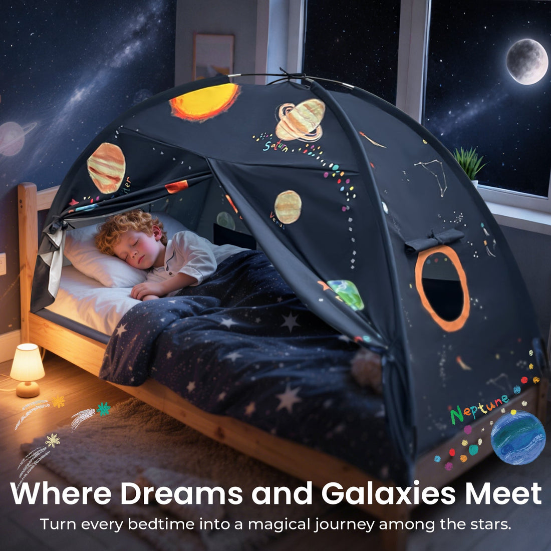 Versatile Kids Bed Tent & Play Tent